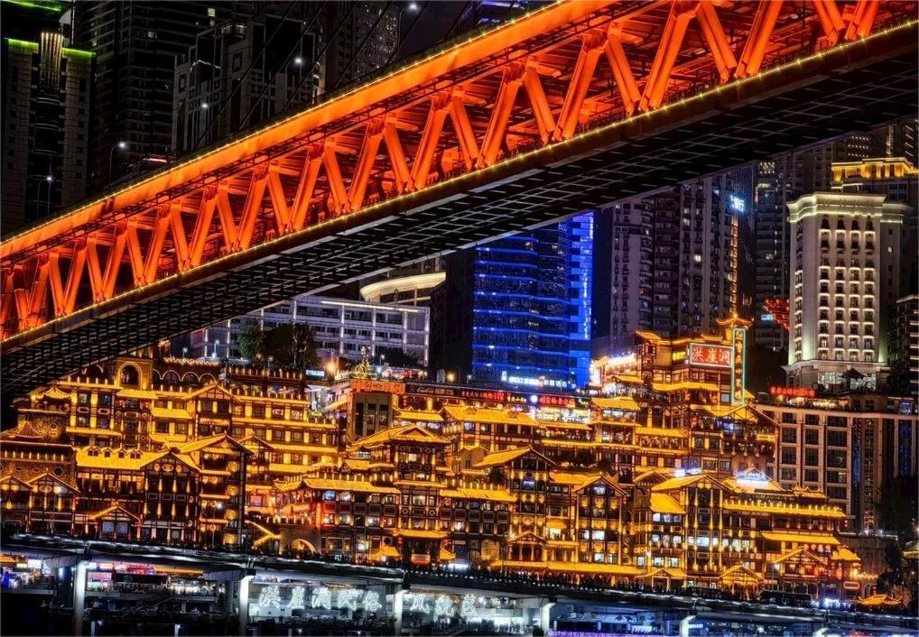Boutique Of Meditation With Cuisine & Night View, Exit 2 Liujiatai Station Line 9 Chongqing Exterior foto